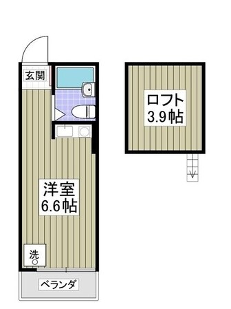 ひばりヶ丘駅 徒歩11分 2階の物件間取画像